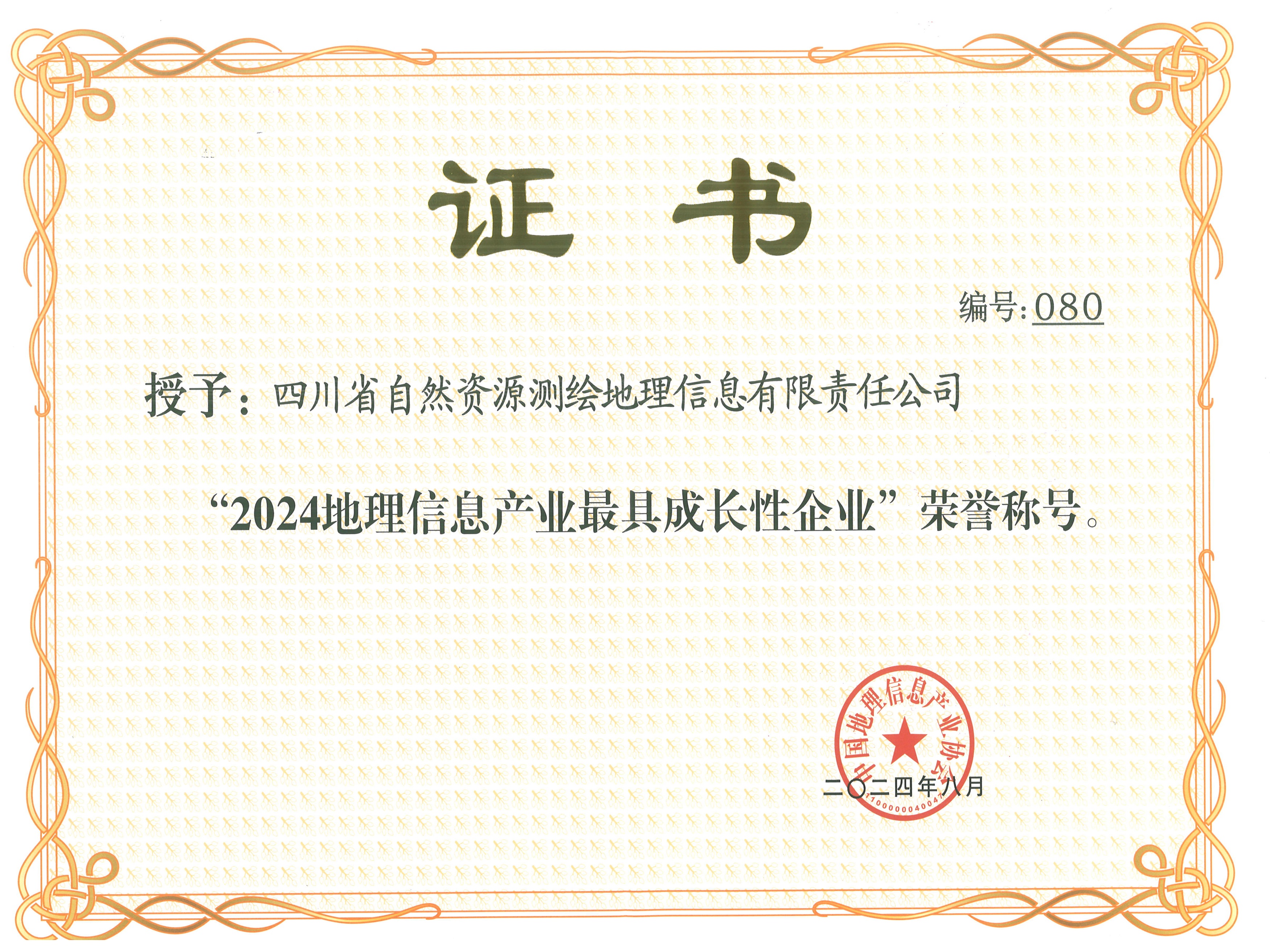 2024地理信息产业最具成长性企业