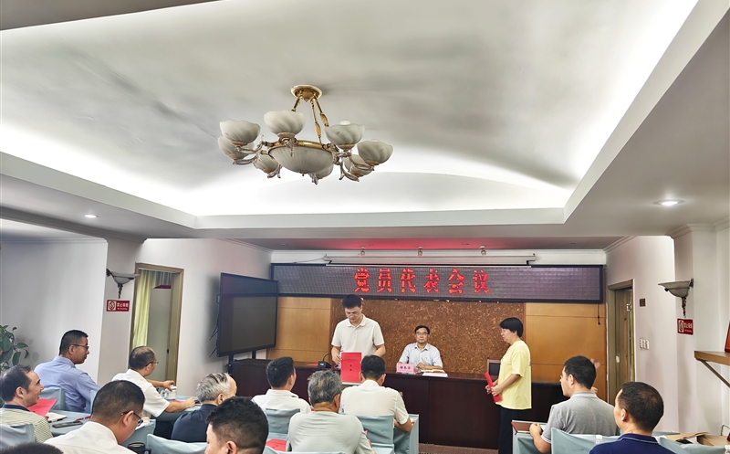 测绘公司党委召开党员代表会议选举出席集团第一次党代会代表