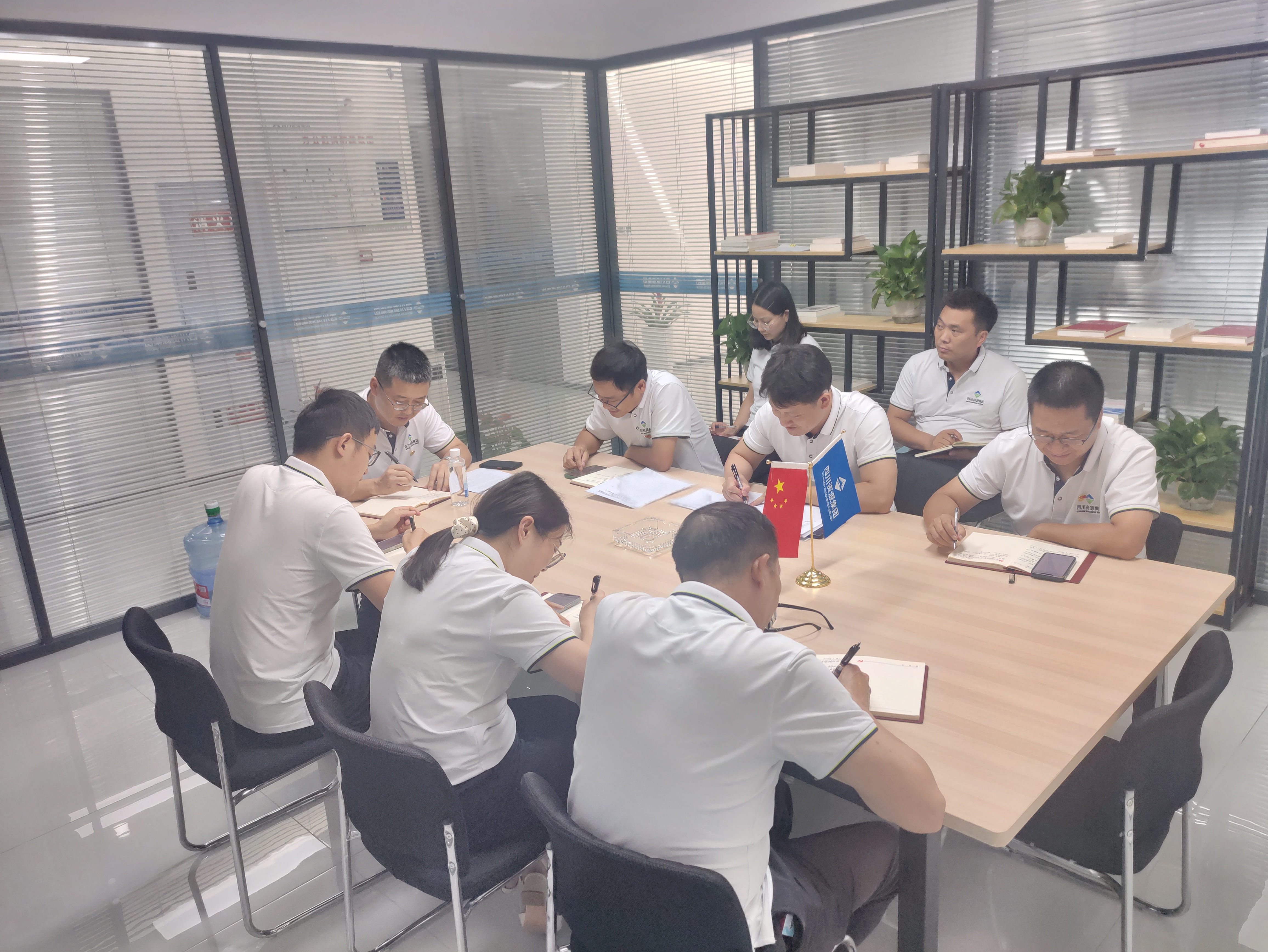 四川菲彩国际科创园项目党支部-党课现场