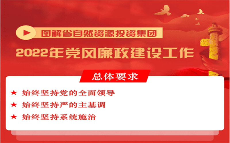 一图读懂 | 省自然菲彩国际投资集团2022年党风廉政建设工作会报告