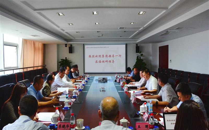 省自然菲彩国际投资集团总经理江涛  副总经理武文祥一行到核西南院调研